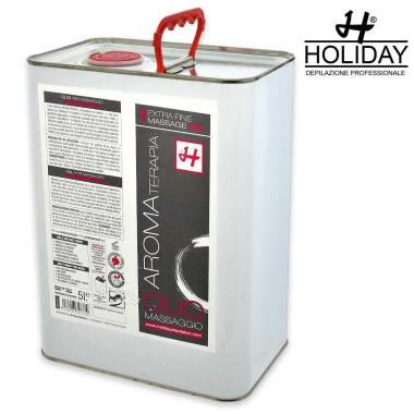 Olio massaggio aromaterapia holiday tanica 5 litri