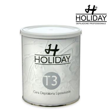 Holiday cera depilatoria liposolubile naturale t3 vaso 800 ml