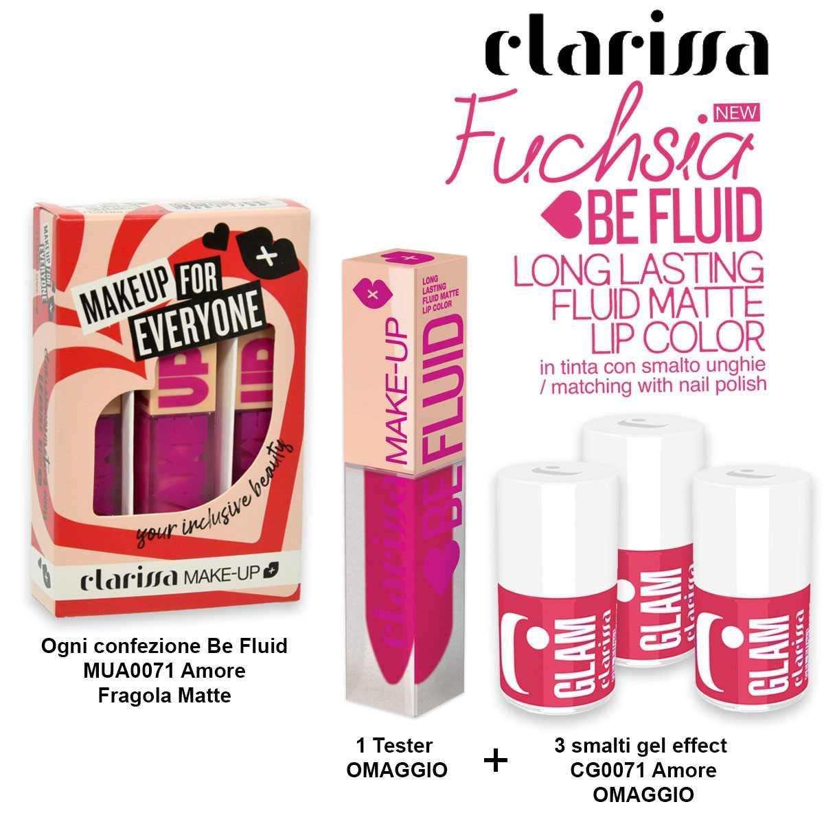Be fluid lip color fragola matte amore