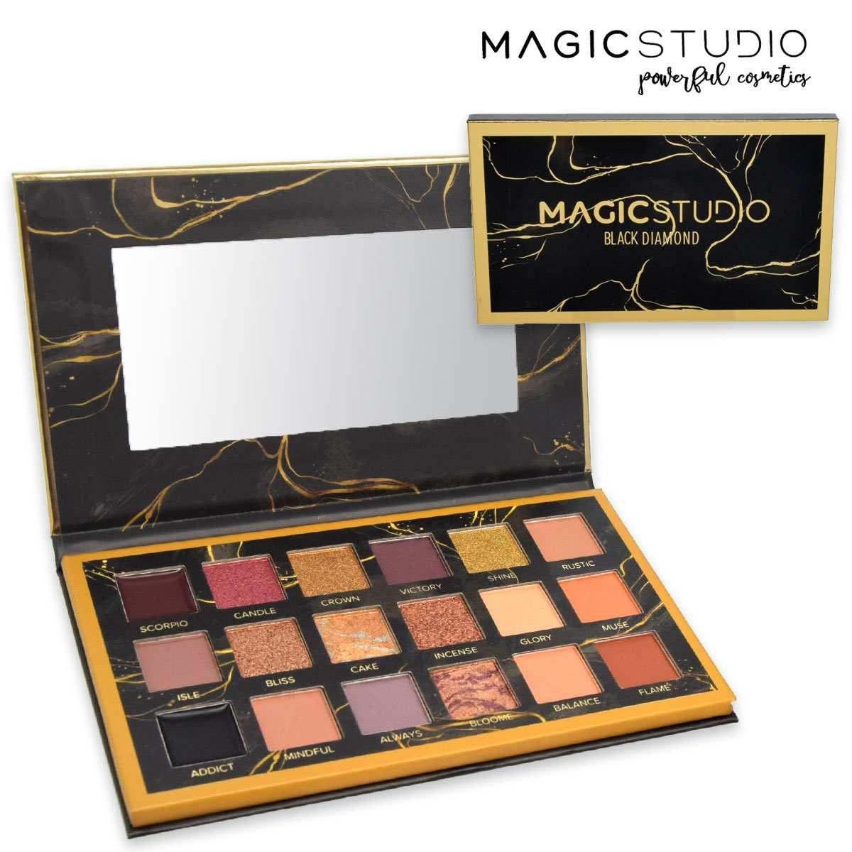 Magic studio black diamond eyeshadow palette 18c