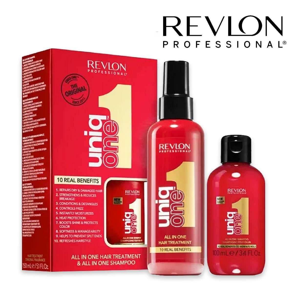 Revlon professional uniqone hair treatment 150ml+shampoo 100ml