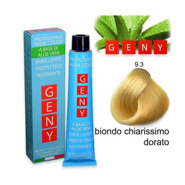 Geny professional tintura 100 ml biondo chiarissimo dorato 9.3