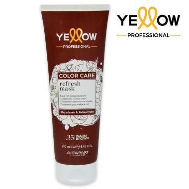 Alfaparf yellow color care pigment mask  35 warm brown 200ml