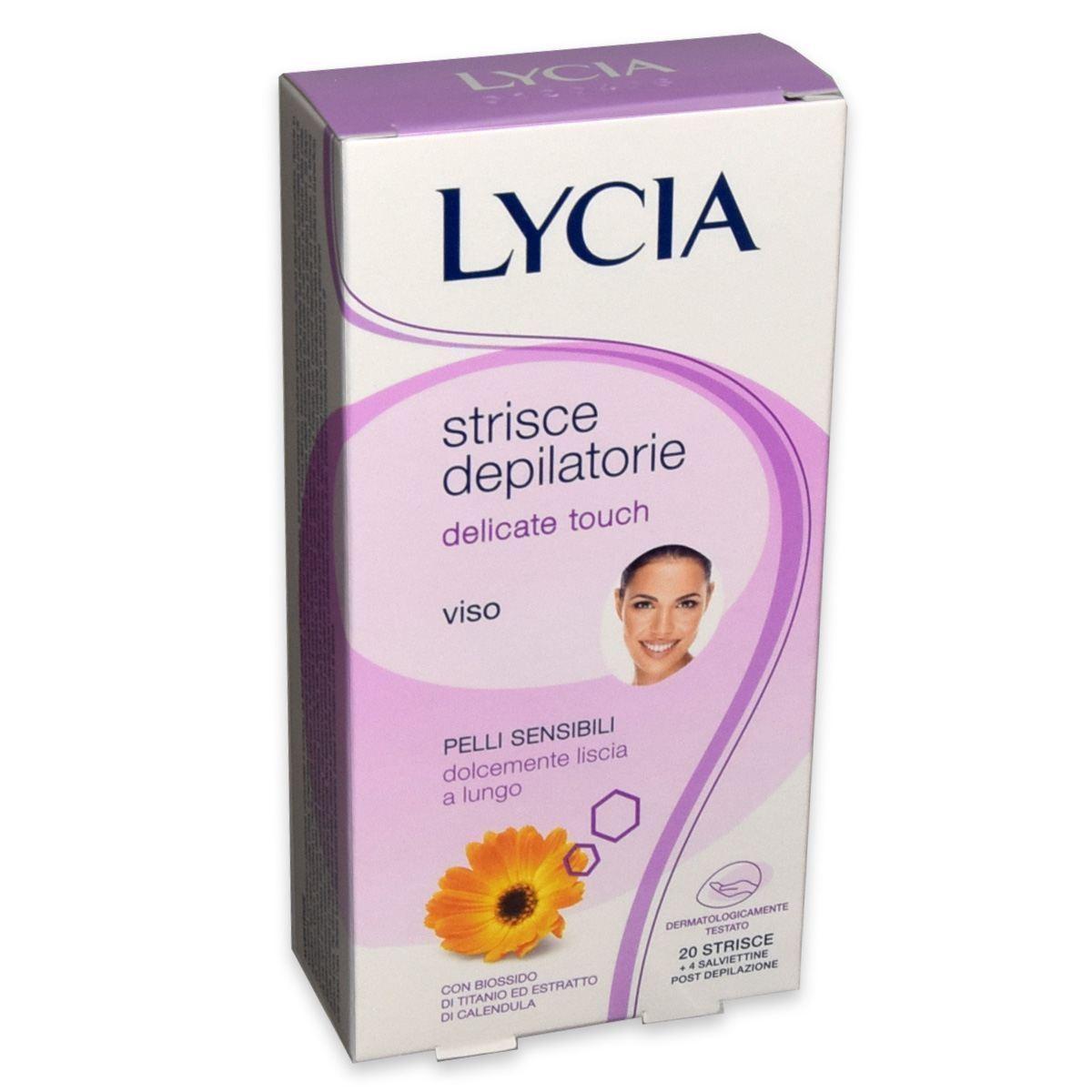 Lycia dep. strisce viso pelli sensibili 20pz