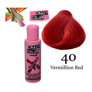 Crazy color semipermanente 100 ml vermillion red