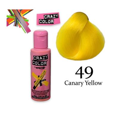 Crazy color semipermanente 100 ml canary yellow
