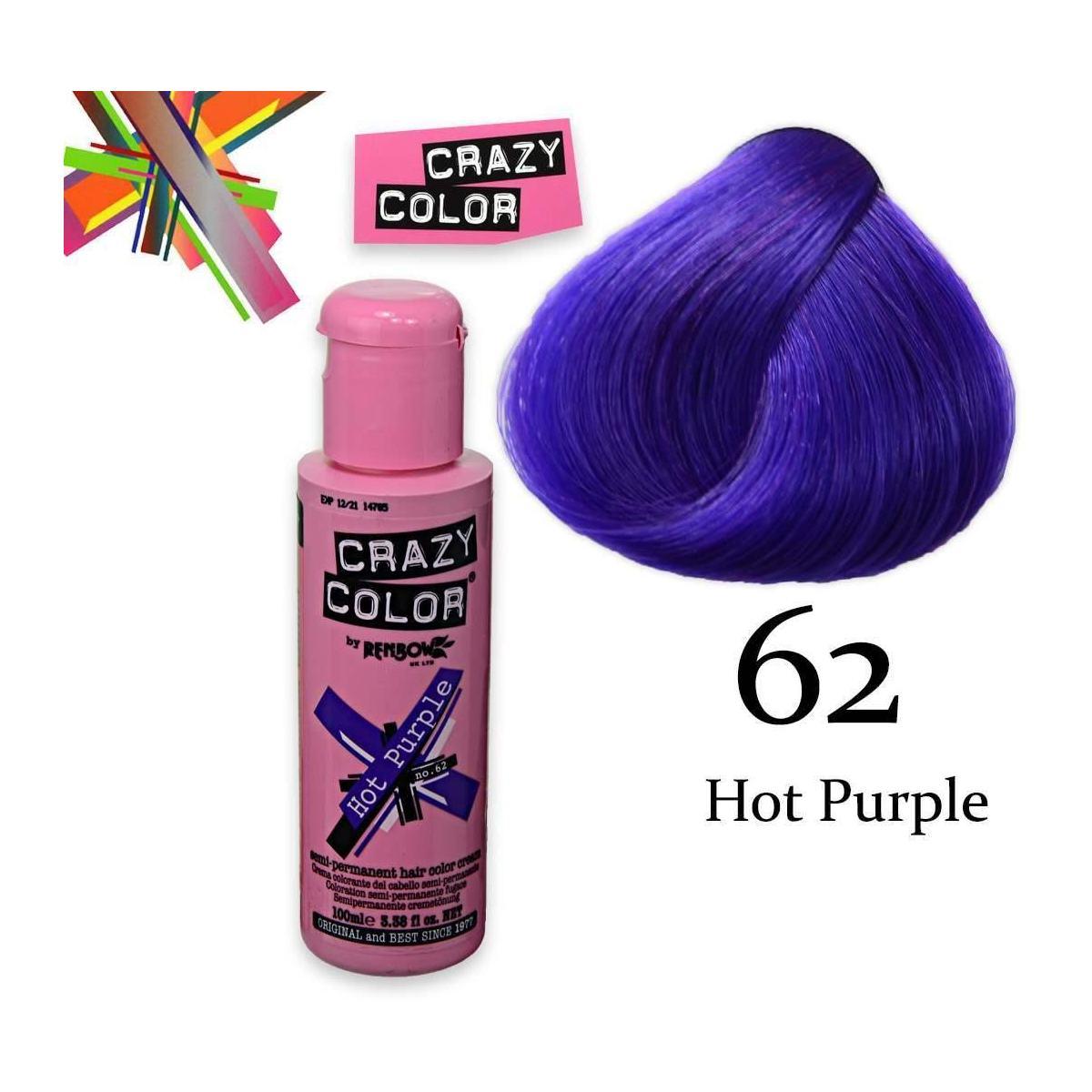 Crazy color semipermanente 100 ml hot purple