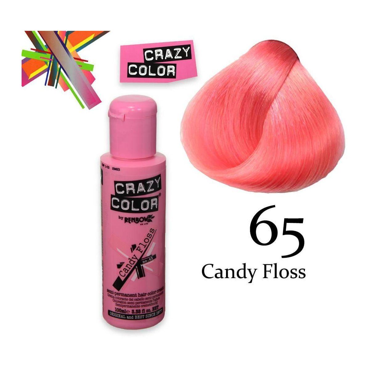Crazy color semipermanente 100 ml candy floss