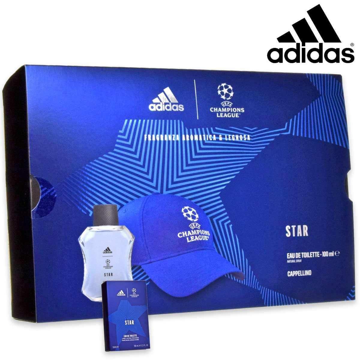 Adidas uefa10 edt 100ml + cappello baseball