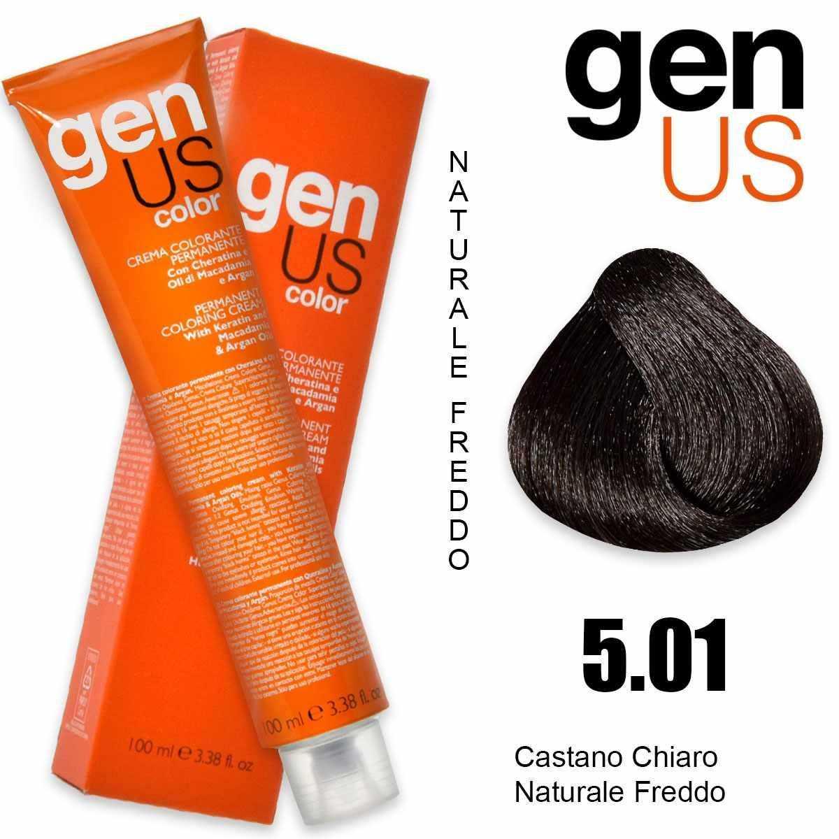 Genus permanent coloring  cream 100 ml 5.01