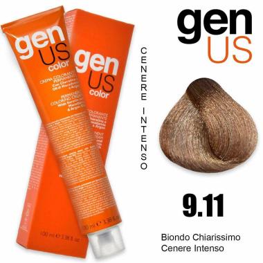 Genus permanent coloring  cream 100 ml 9.11