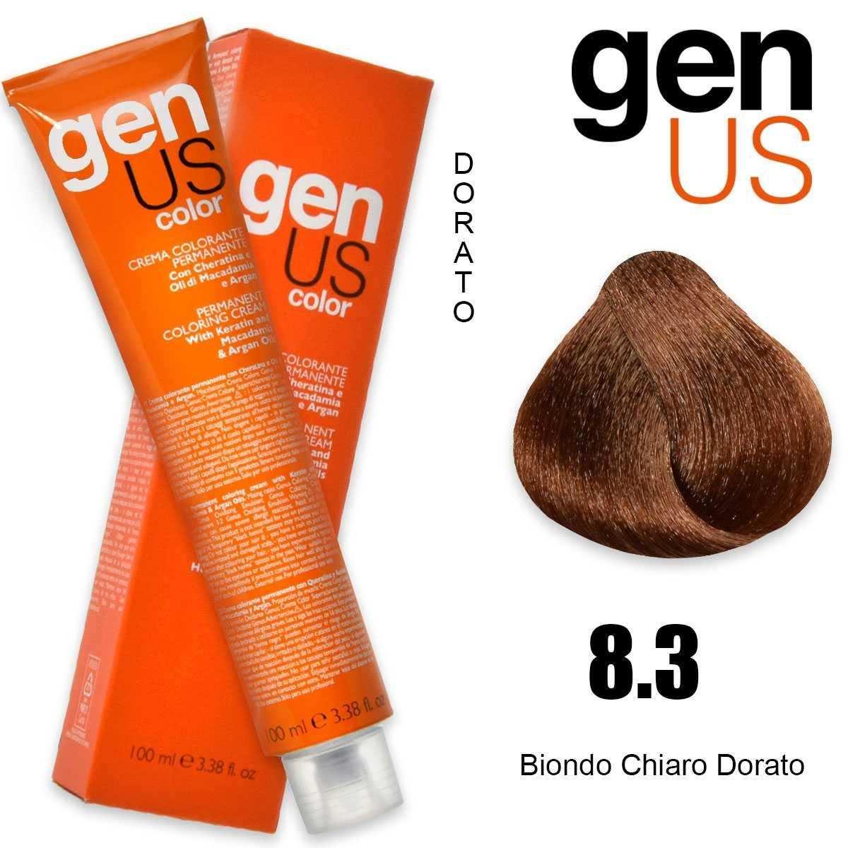 Genus permanent coloring  cream 100 ml 8.3