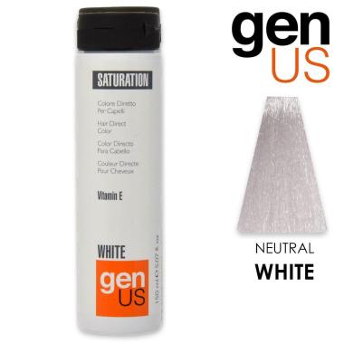 Genus saturation hair direct color white 150ml