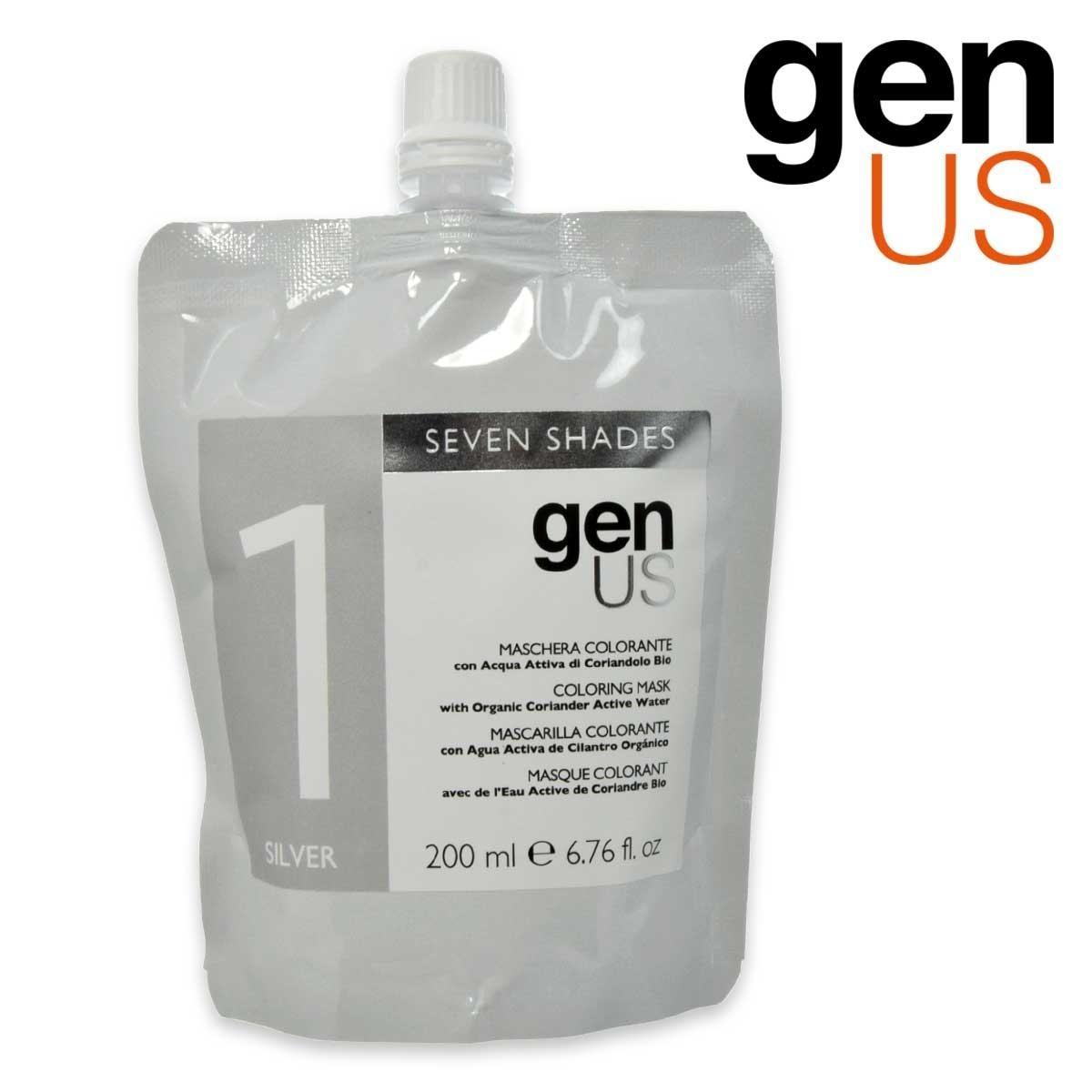 Genus seven shades 1 silver coloring mask  200ml