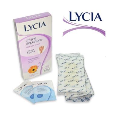 Lycia dep. strisce corpo pelli sensibili braccia & gambe 20 pz