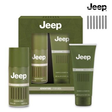 Jeep adventure gift set (deo 150ml + sh&sh gel 200ml)