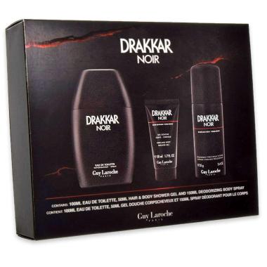 Guy laroche drakkar noir giftset 100ml edt+ 150ml deo spray+ 50ml body wash