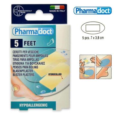 Pharmadoct 5 cerotti per vesciche idrocolloidali