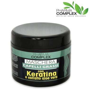 Pharma complex maschera capelli grassi con keratina 500 ml