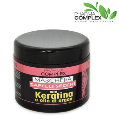 Pharma complex maschera capelli secchi con keratina 500 ml