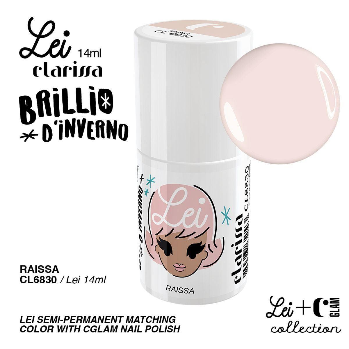 Clarissa smalto semipermanente tpo free 14 ml  raissa