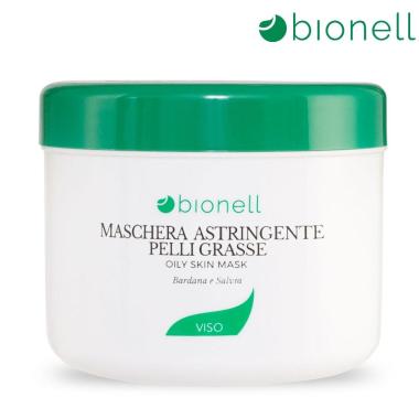 Bionell maschera viso astringente pelli grasse bionell 500 ml