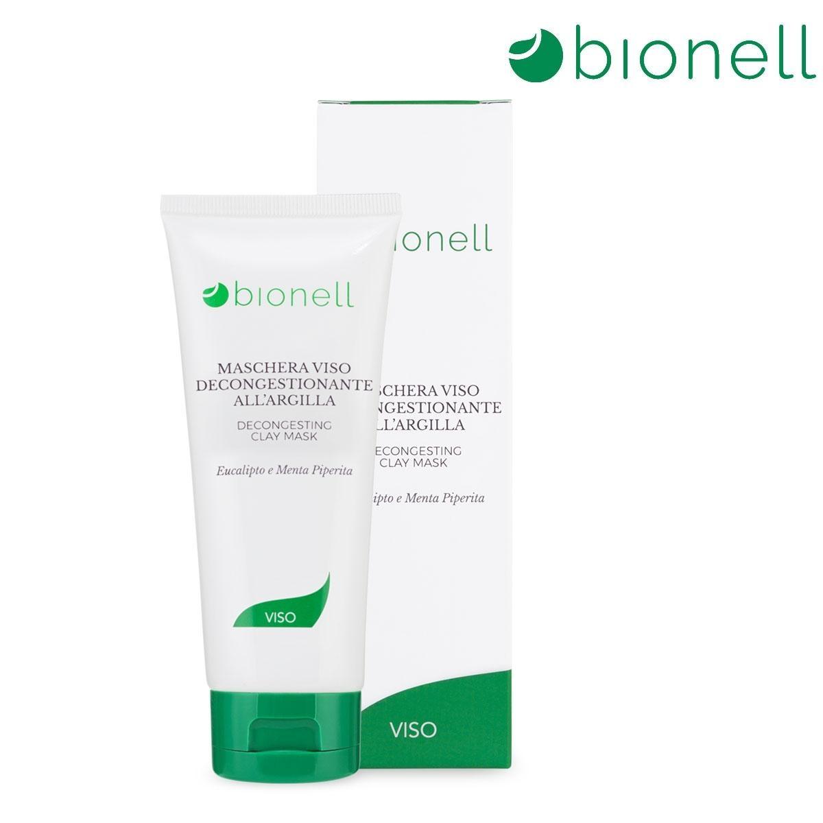 Bionell maschera viso decongestionante all'argilla tubo 100 ml