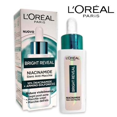 L'oreal siero anti-macchie con [10% niacinamide + ammino-solfonico] 30 ml