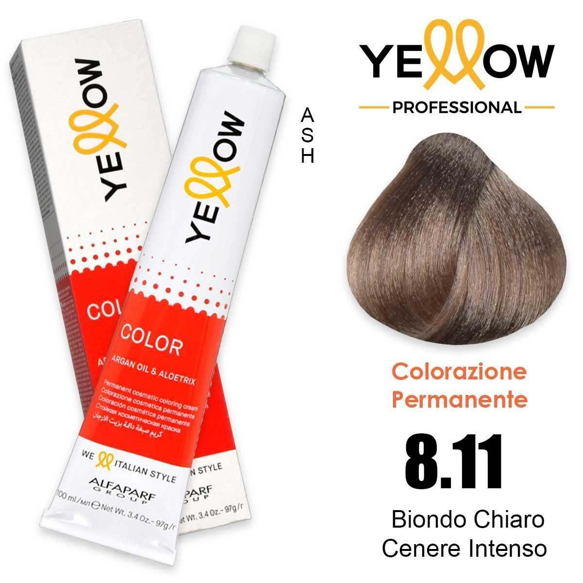Alfaparf yellow color permanent 8.11 100ml