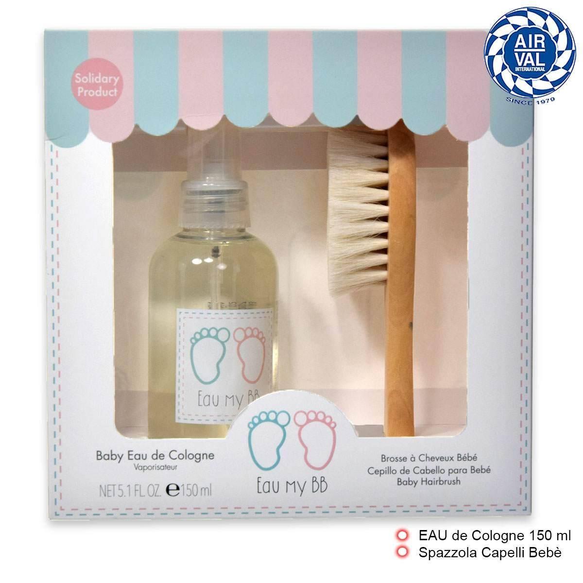 Eau my bb gift set edc 150ml + wooden brush