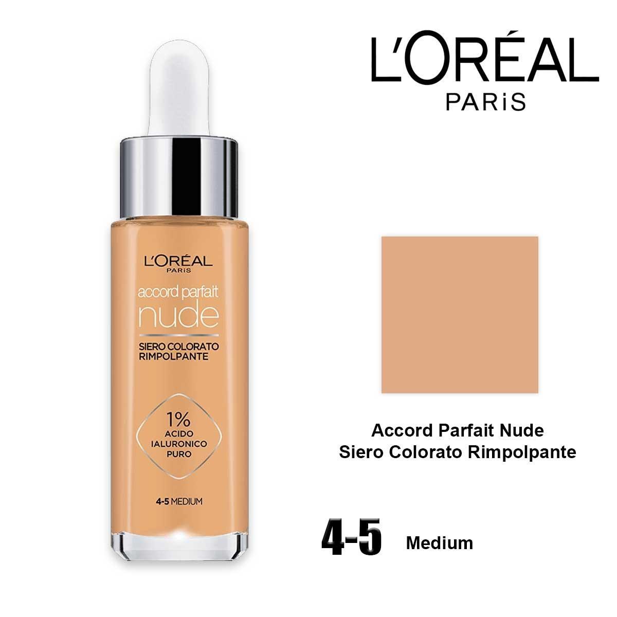 L'oreal fondotinta accord parfait serum 4-5 medium