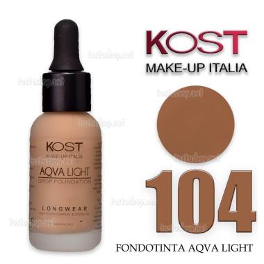 Fondotinta in drop aqvalight kost 104