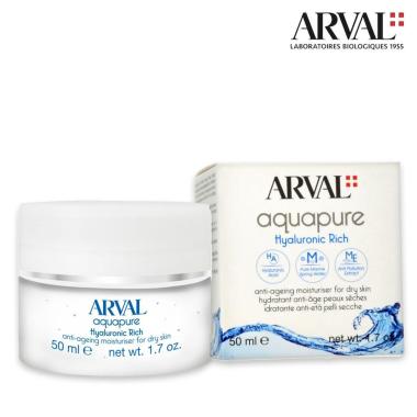 Arval aquapure hyaluronic rich 50 ml. - crema idratante antietÀ pelli secche