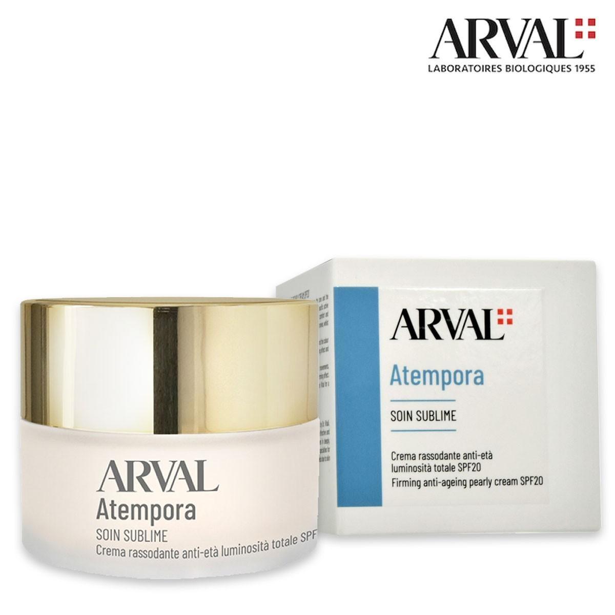 Arval atempora soin sublime - crema rassodante anti-etÀ luminositÀ totale spf 20 vs 50 ml
