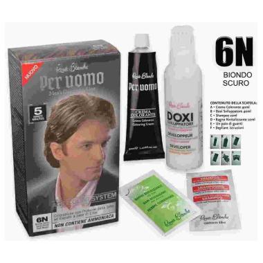 Renee blanche uomo crema colorante 6,0  biondo scuro