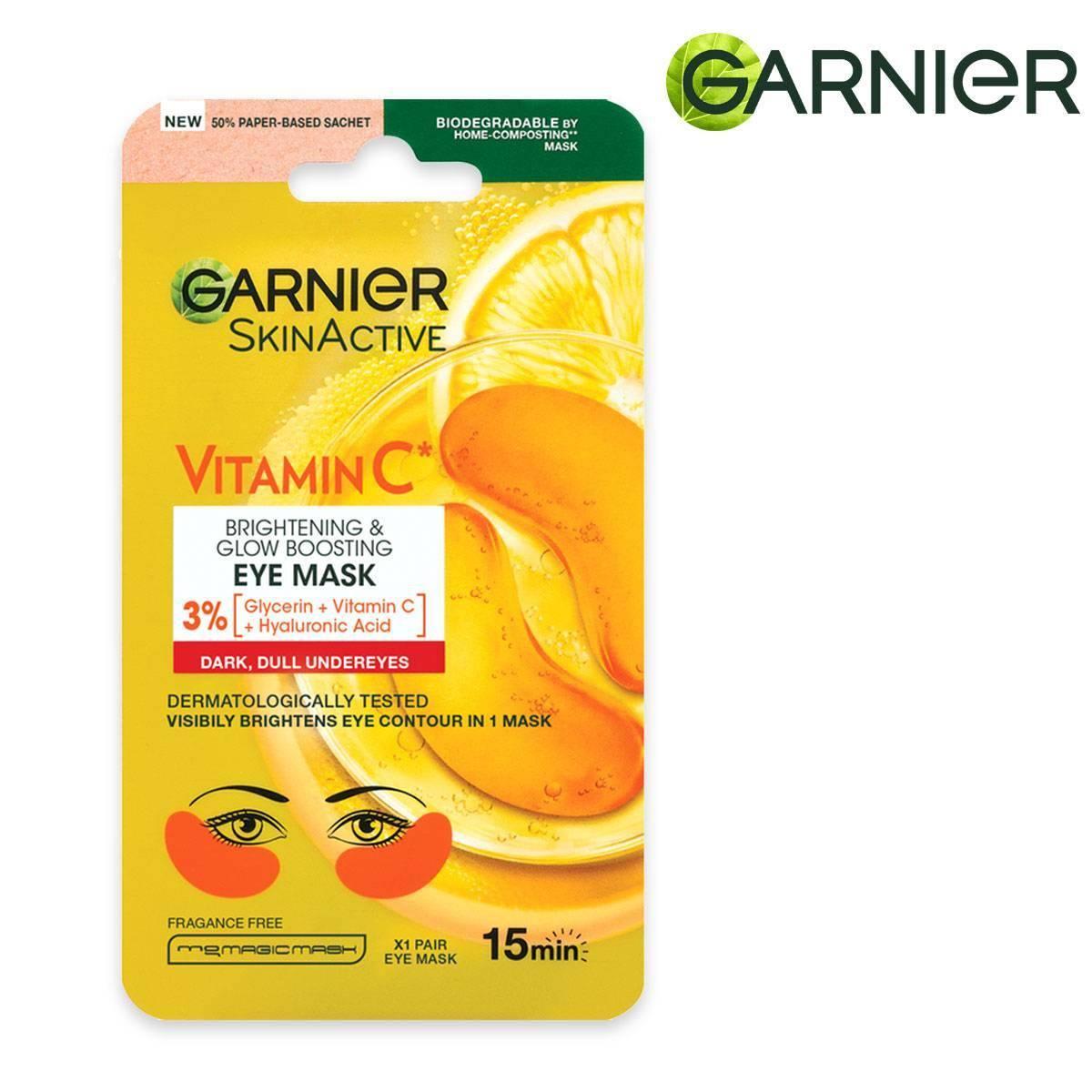 Garnier skin active vitamin c eye mask 15 minuti