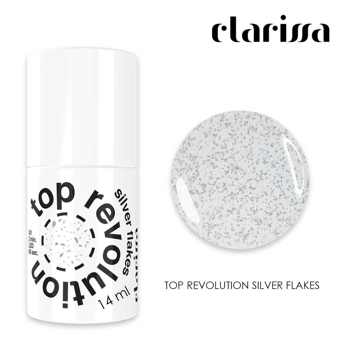 Clarissa top revolution silver flakes 14 ml