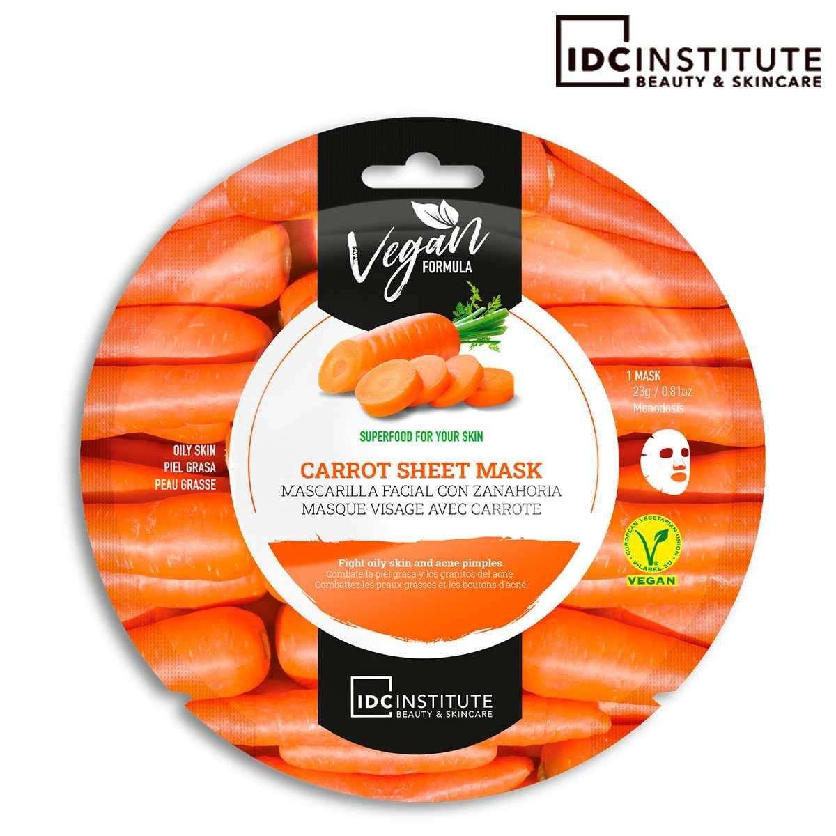 Idc institute mask carrot for oily skin