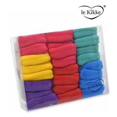 Le kikke polsoni diam 6 spessore 2 cm colori forti box 24 pezzi
