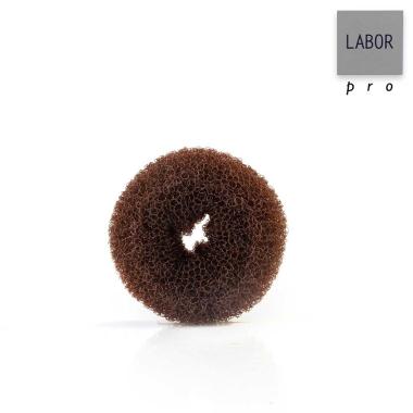 Labor ciambella media acconciatura castano 9 cm