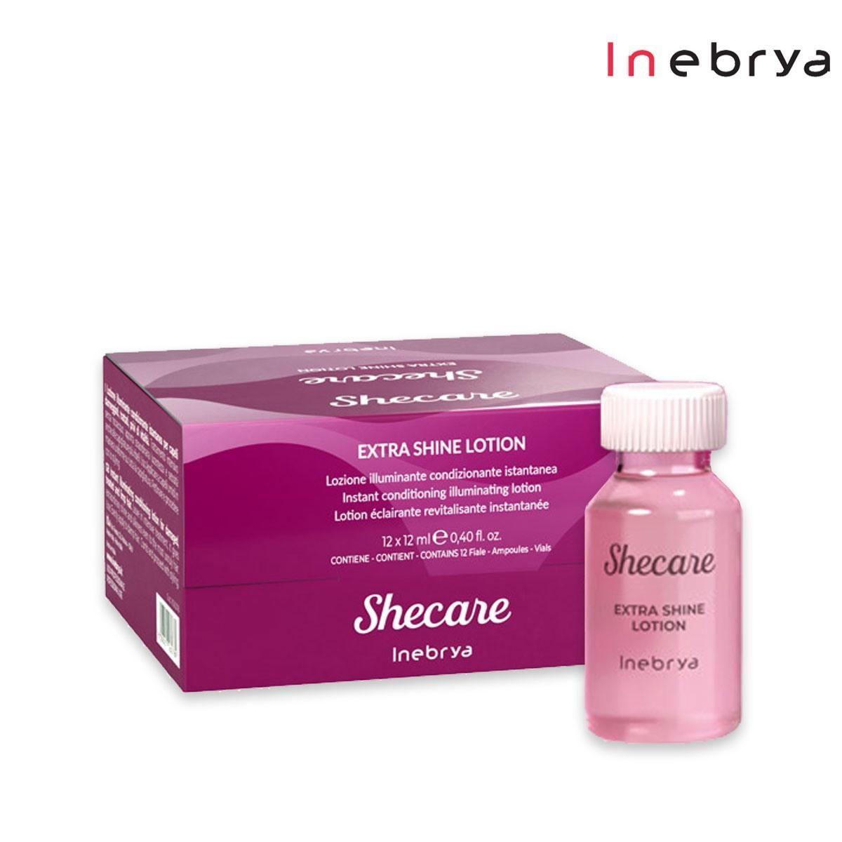 Inebrya extra shine lotion 12 ml x 12 pezzi