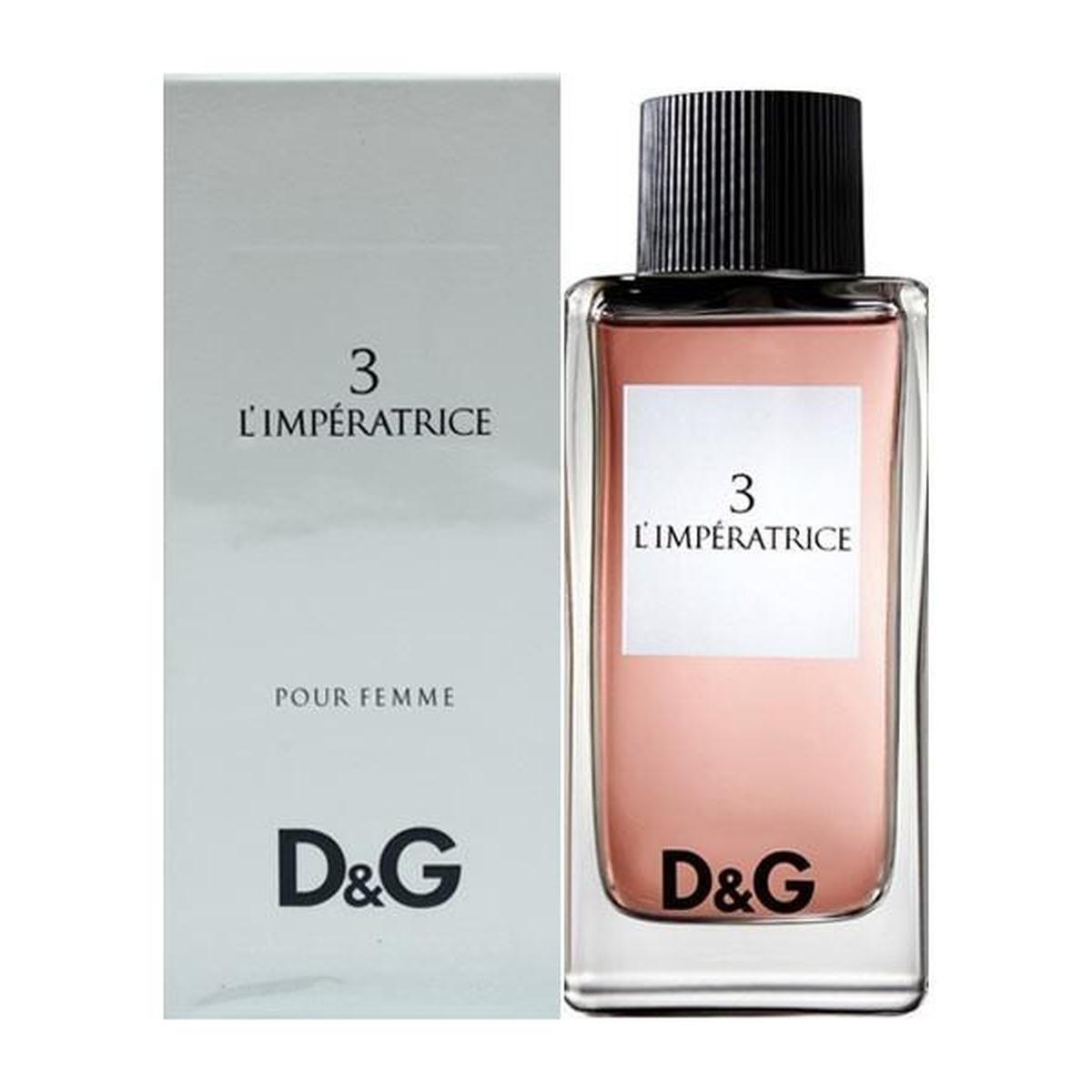 D&g 3 l'imperatrice edt 100ml