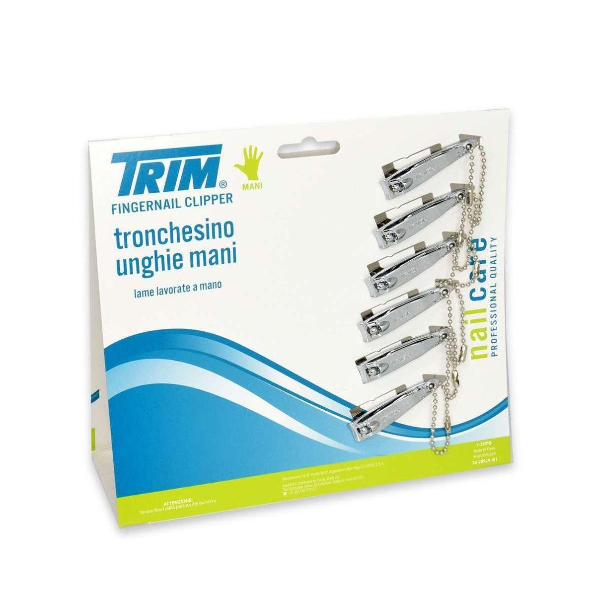 Trim tagliaunghie mani cartella 12 pezzi