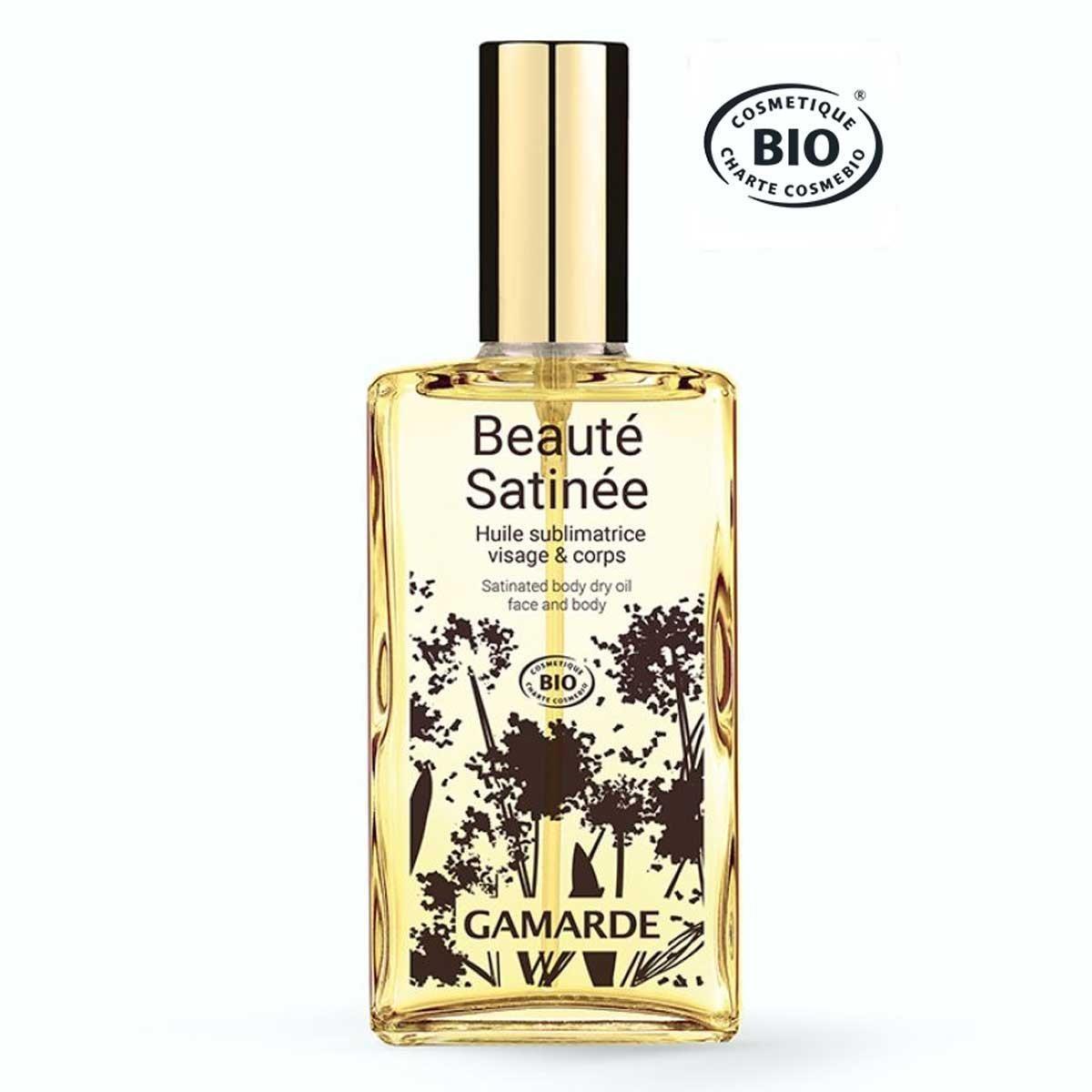 Gamarde satinated body dry oil 100 ml face body