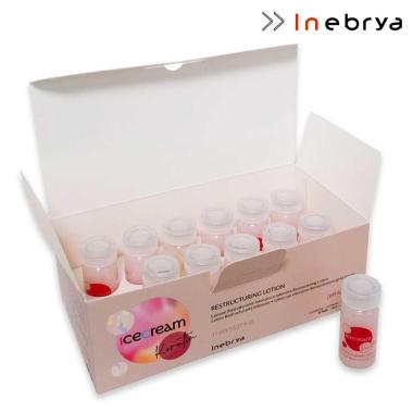 Inebrya keratin  restructuring lotion 11 ml x 12 pezzi