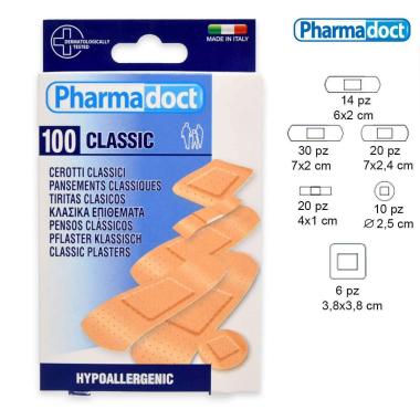 Pharmadoct cerotti classici assortiti 100 pezzi