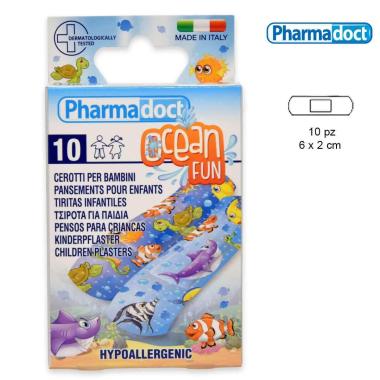 Pharmadoct cerotti stampati ocean 10 pz kids