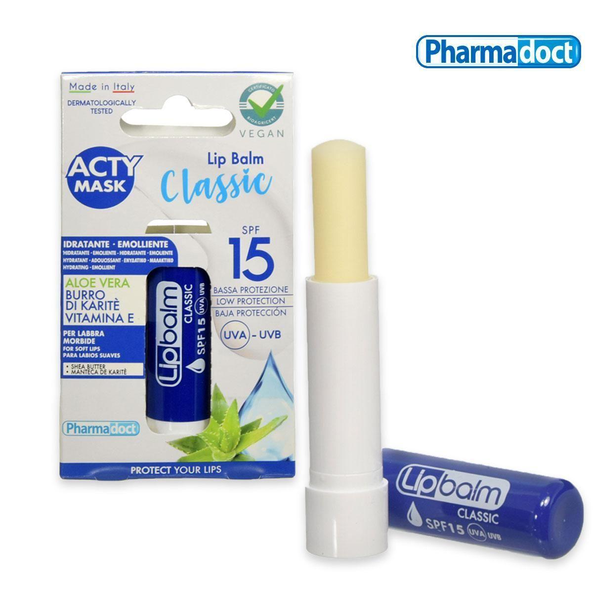 Pharmadoct classic burrocacao spf 15  aloe burro karite' vitamina e