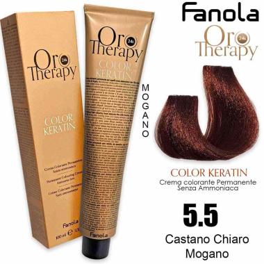 Fanola oro therapy color keratin 100 ml 5.5