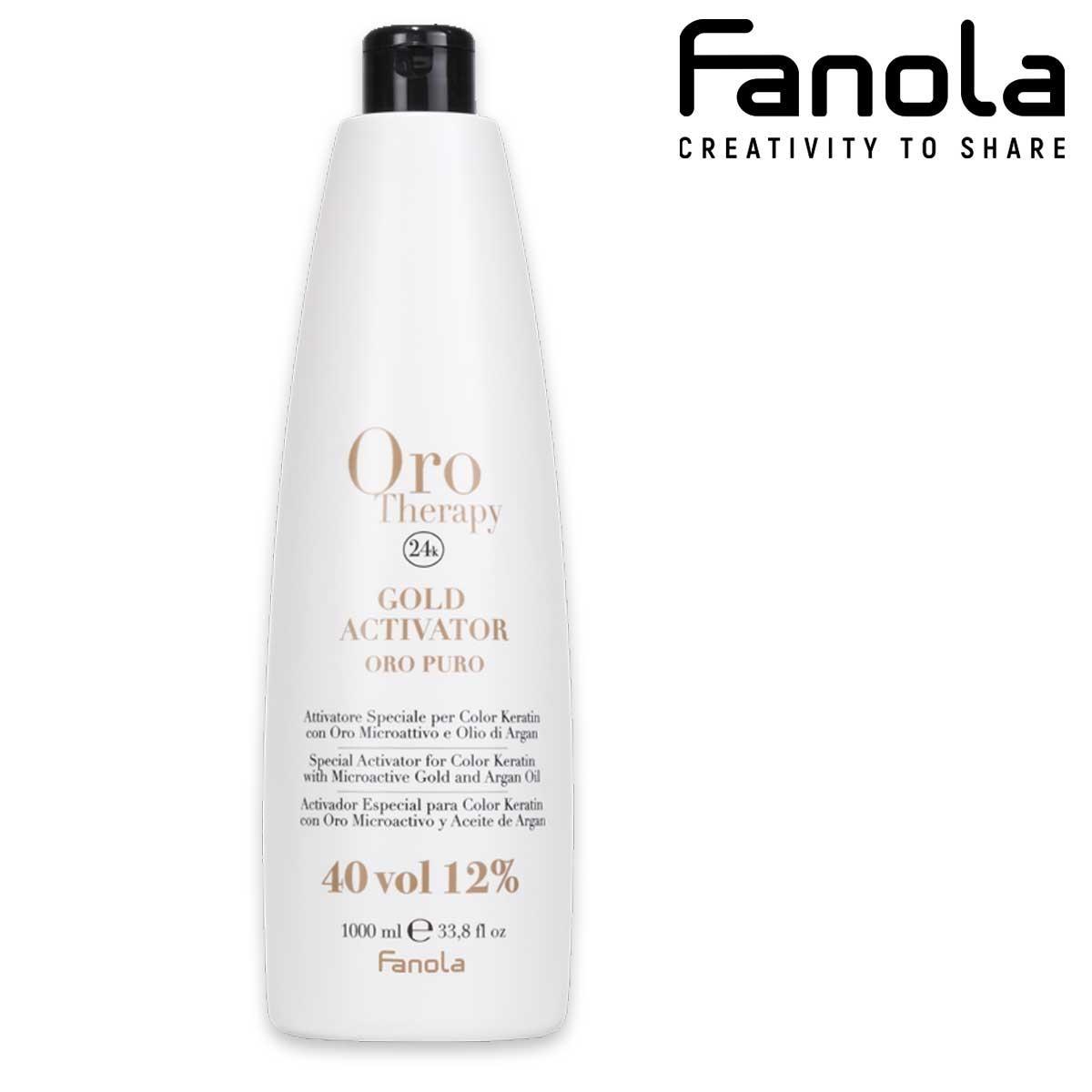 Fanola oro therapy gold activator 1000 ml 40 vol